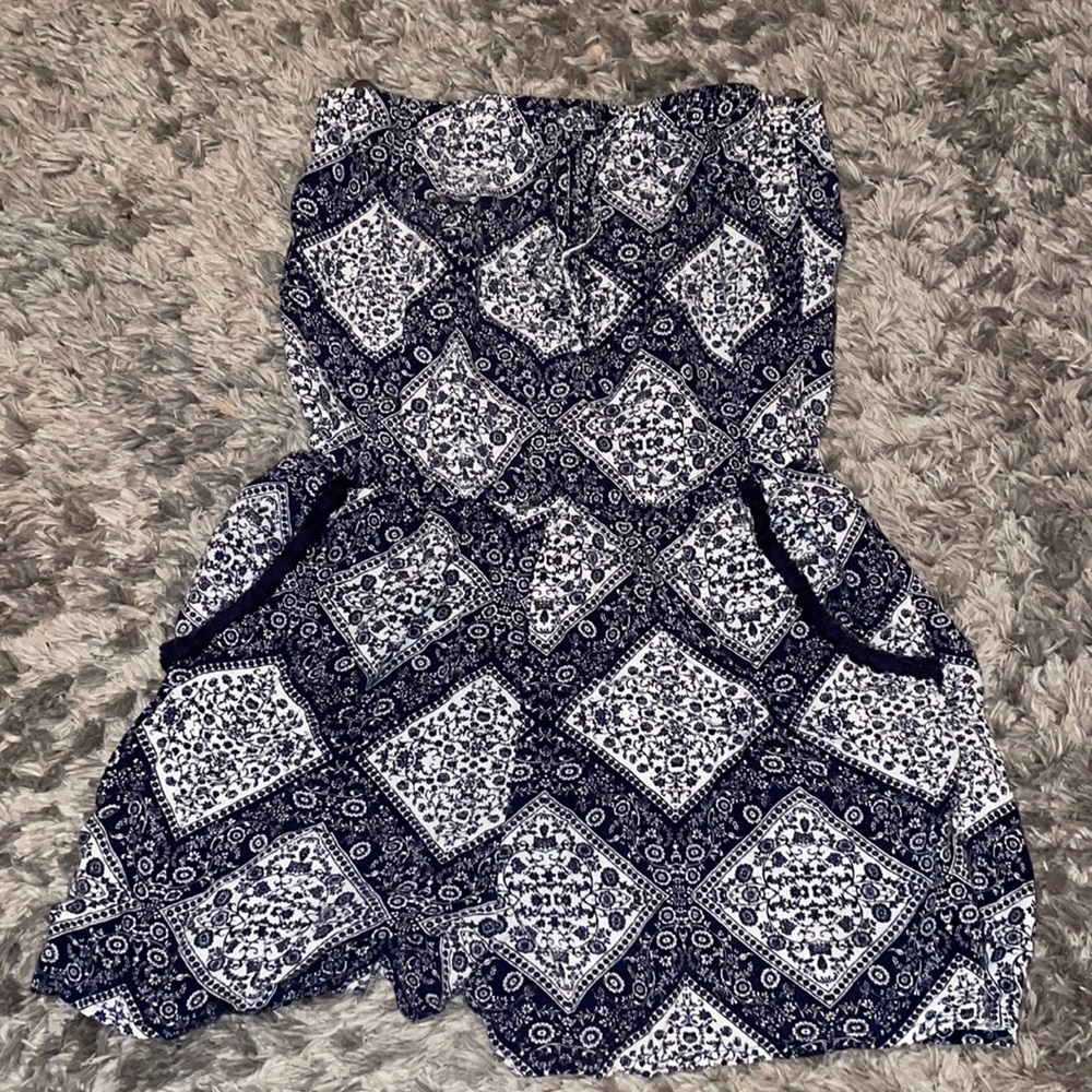 Strapless Romper